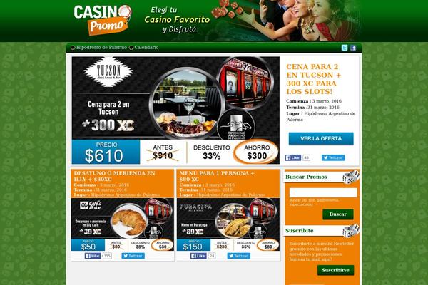 casinopromo.com.ar site used Promocion