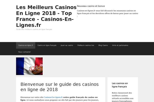casinos-en-lignes.fr site used GeneratePress