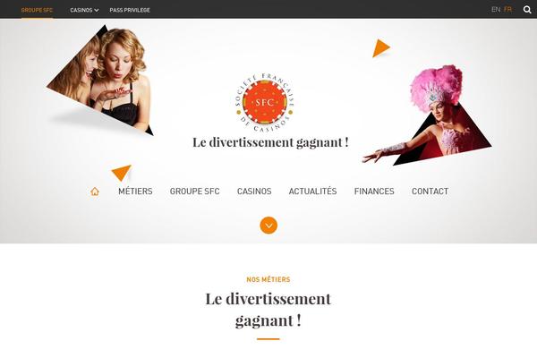 casinos-sfc.fr site used Corporate-sfc