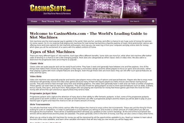 casinoslots.com site used Casinoslots