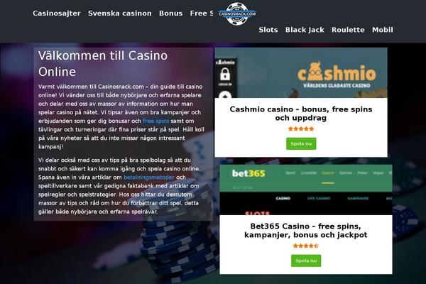casinosnack.com site used Casinosnack
