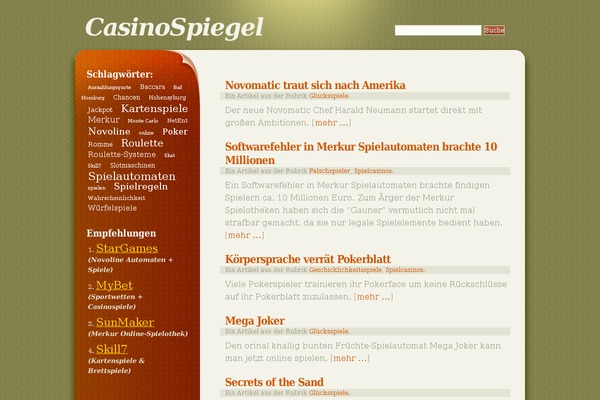 casinospiegel.net site used Casino
