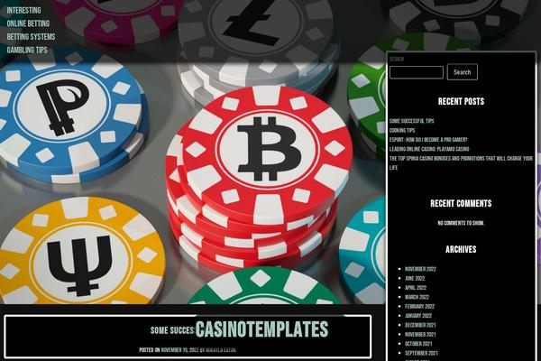 casinotemplates.biz site used Big-scene