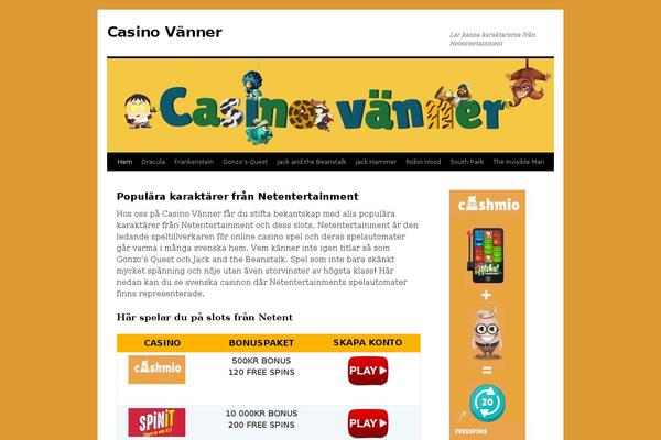 Twenty Ten theme site design template sample