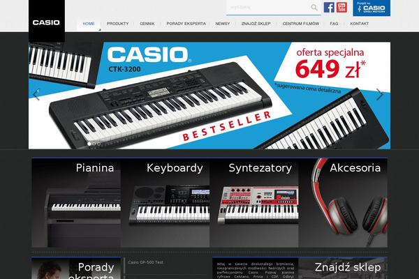 casiomusic.pl site used Casio