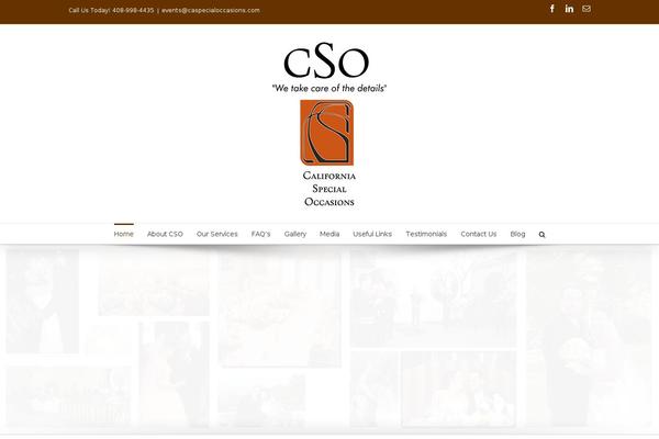Avada theme site design template sample