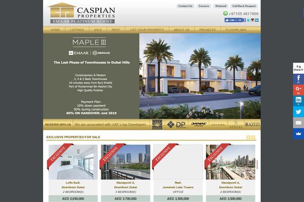 caspian-properties.com site used Caspian