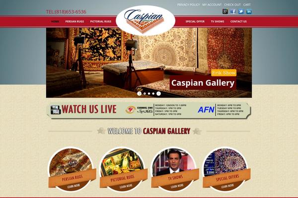 caspiangallery.com site used Caspian