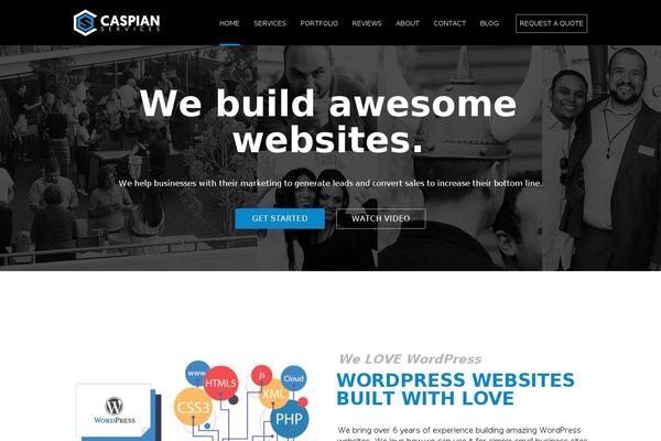 caspianservices.net site used Caspian