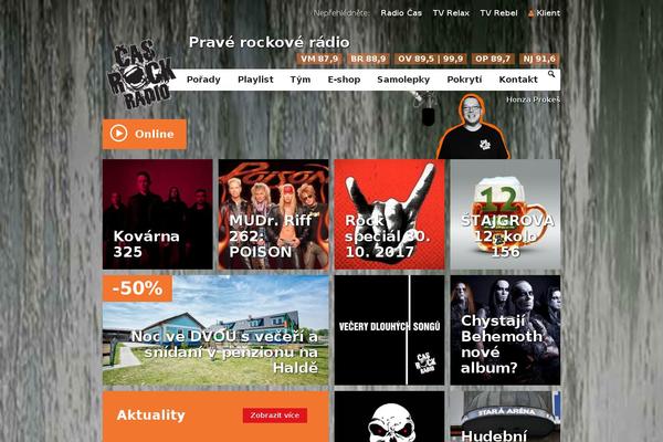 casrock.cz site used Frontheme