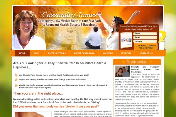 cassandrajames.com site used Cassa
