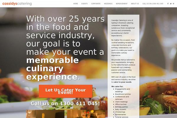 cassidyscatering.com.au site used Expression
