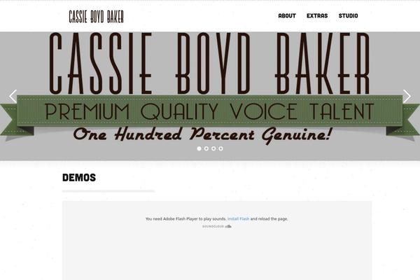 Soundstage theme site design template sample