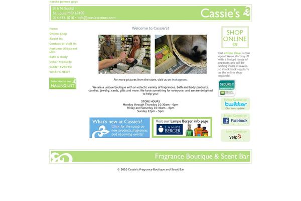 cassiesscents.com site used Cassies