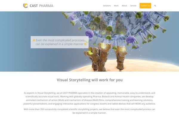 Enfold theme site design template sample