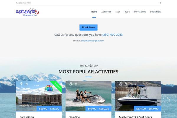 castawayswatersports.com site used Castaways-watersports