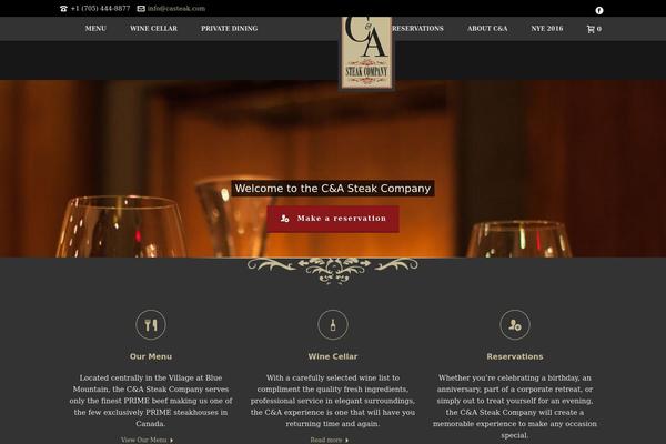 WordPress website example screenshot