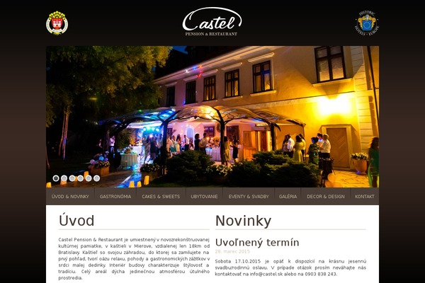 castel.sk site used Myblueprint