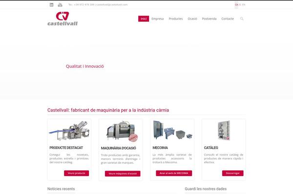 castellvall.com site used Skin