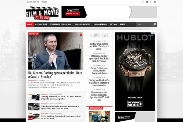 castingfilm.it site used Castingfilm