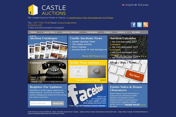 Castle theme site design template sample