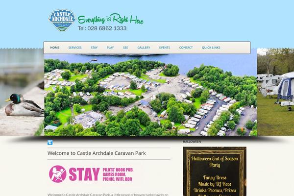 castlearchdale.com site used Divi