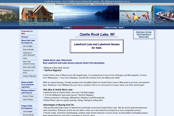 castlerocklake.com site used Business-note