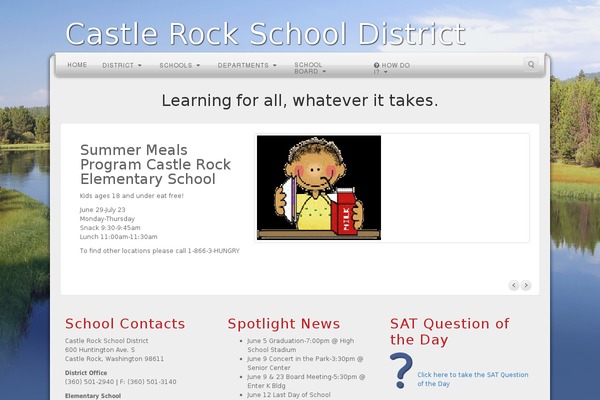 Alyeska Child theme site design template sample