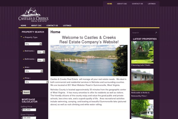 castlesandcreeks.com site used Renegate