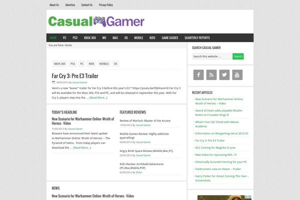 casualgamer.com site used Casgamer-gp