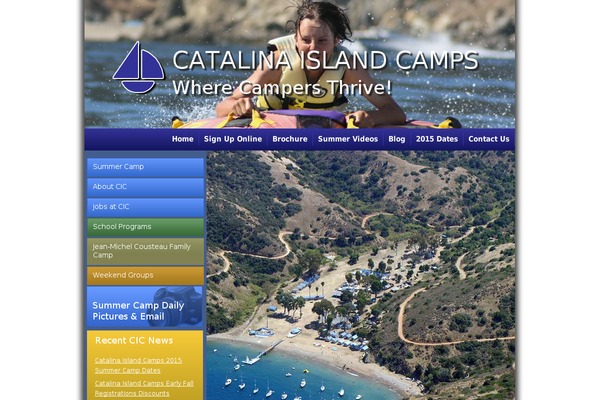 catalinaislandcamps.com site used Catalinaisland