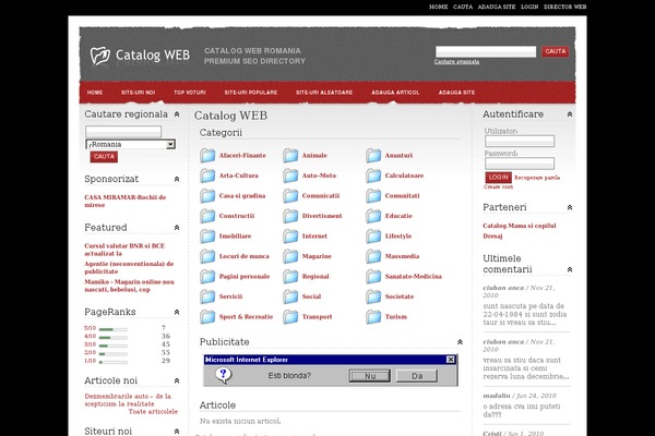 catalog-web.ro site used Peflican