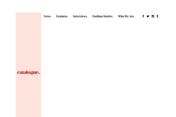 cataloguemagazine.com.au site used Twenty Nineteen