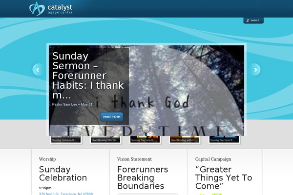 Vision-church theme site design template sample