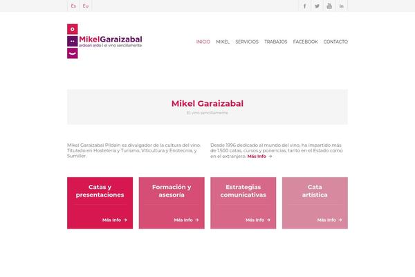 catarvino.com site used Mikel-garaizabal