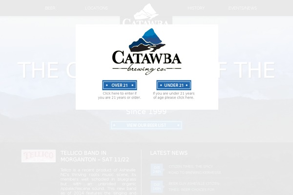 catawba theme websites examples