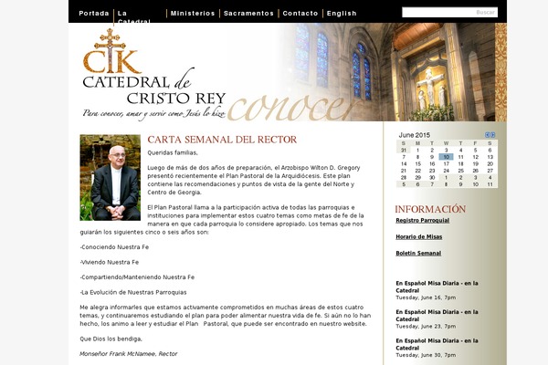 catedraldecristorey.org site used Dpi-spine