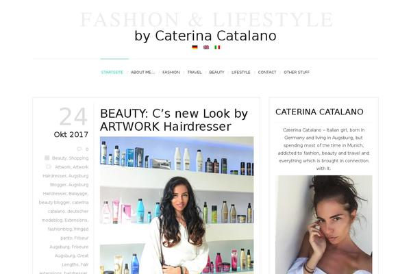 caterinacatalano.com site used Blogosphere-child