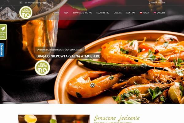 catering-mg.pl site used Slowcatering