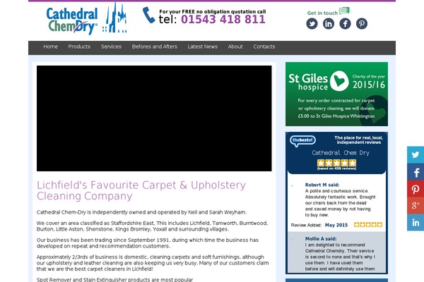 WordPress website example screenshot