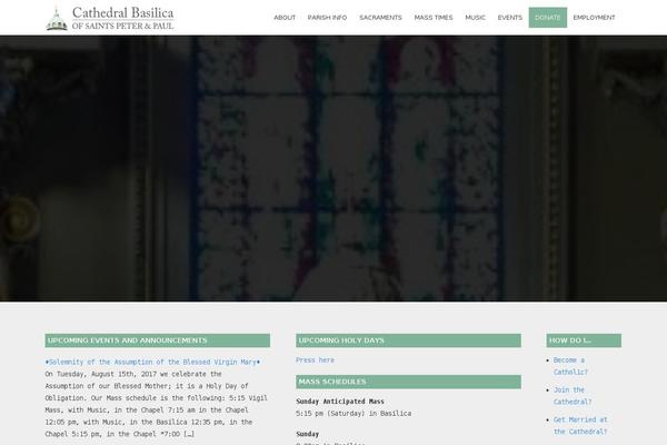 WordPress website example screenshot
