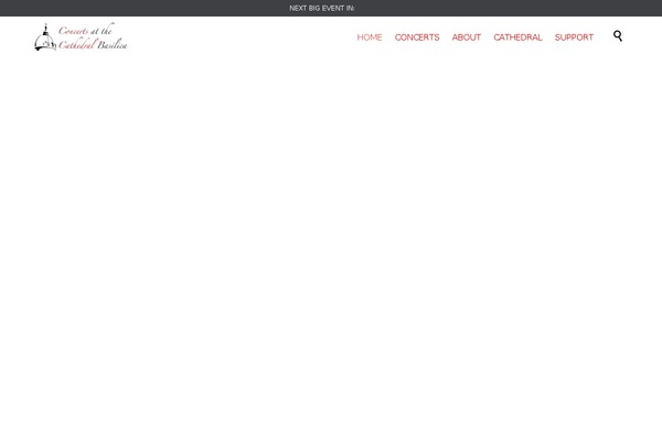 cathedralphilaconcerts.org site used Aoptheme
