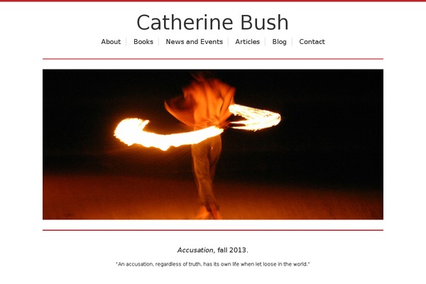 catherinebush.com site used Catherinebush