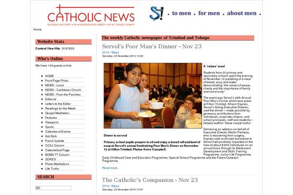 catholicnews-tt.net site used Twenty Minutes