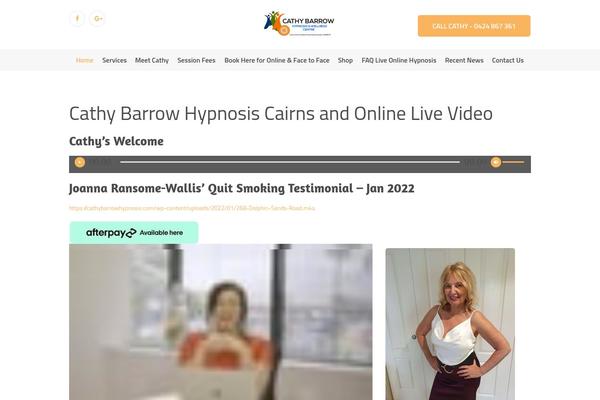 cathybarrowhypnosis.com site used Hypnotherapy