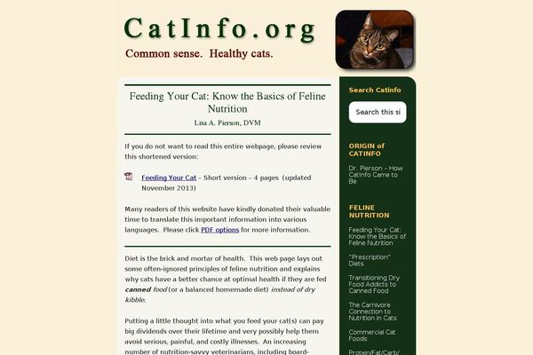catinfo.org site used Catinfo2016