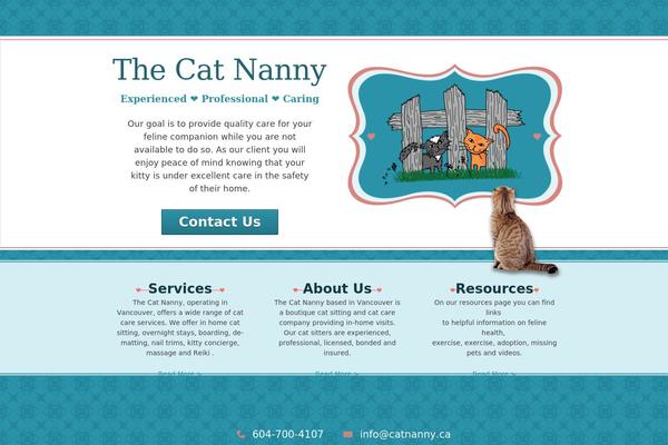 catnanny.ca site used Responsive-catnanny