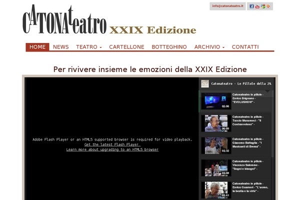 catonateatro.it site used Catonateatro-22