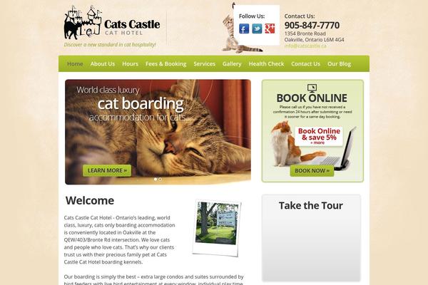 Cats theme site design template sample