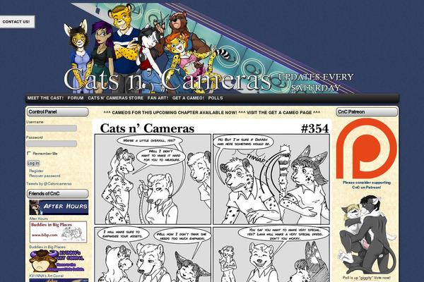 catsncameras.com site used Comicpress Greymatter